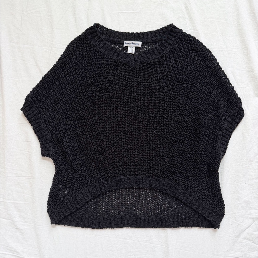 Tommy Bahama Black knit black  Sweater